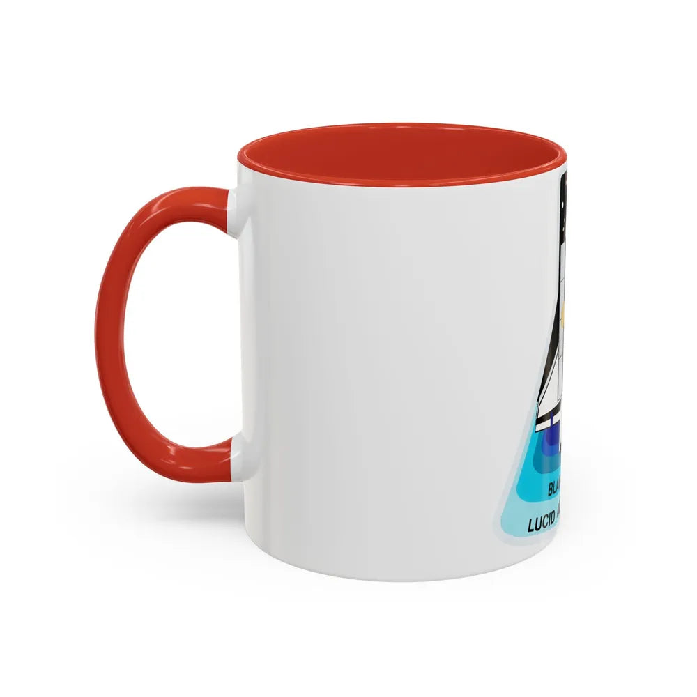 STS 43 (NASA) Accent Coffee Mug-Go Mug Yourself