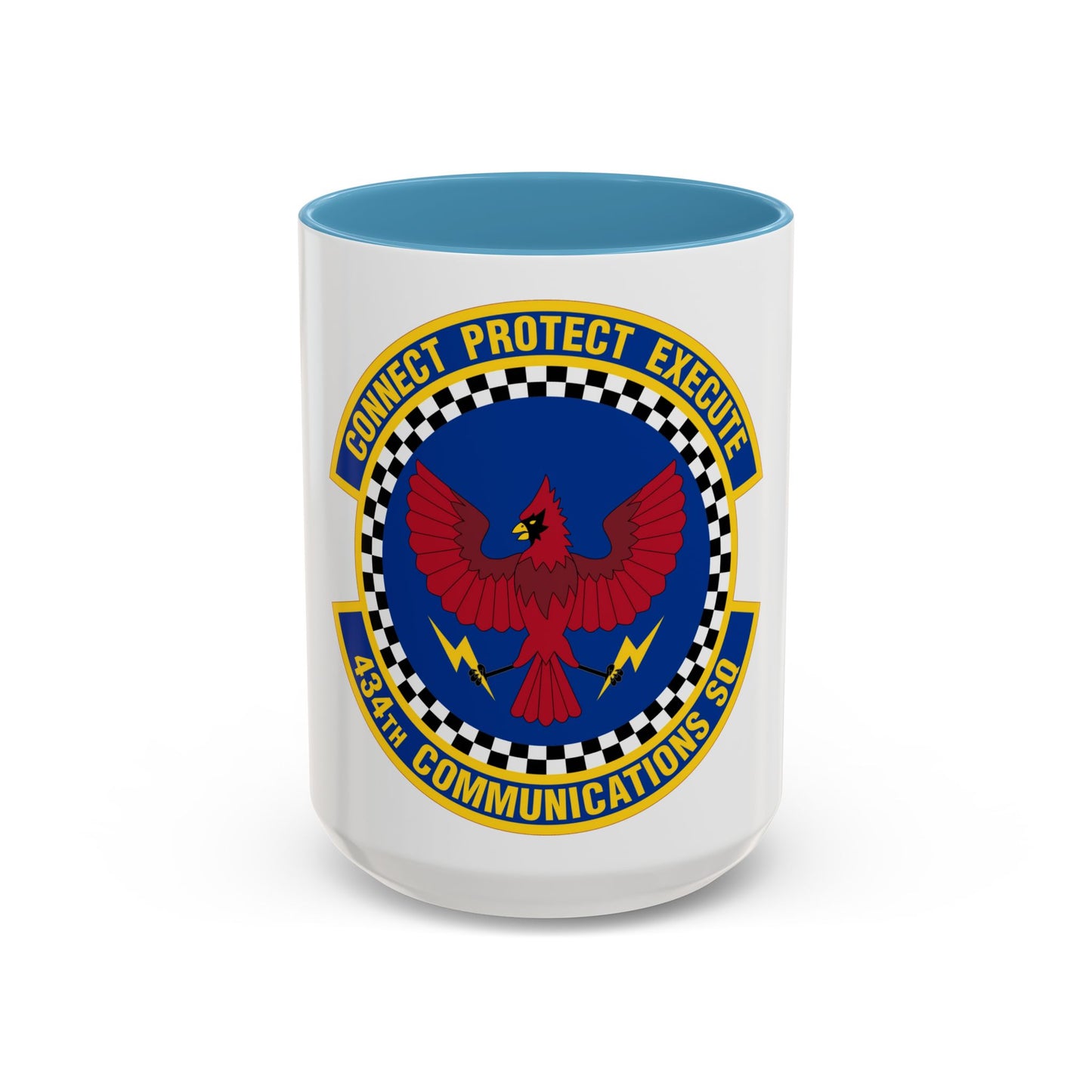 434 Communications Squadron AFRC (U.S. Air Force) Accent Coffee Mug