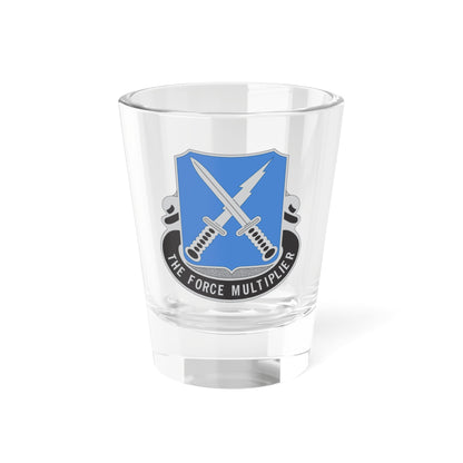 Verre à liqueur du 301e bataillon du renseignement militaire (armée américaine) 1,5 oz