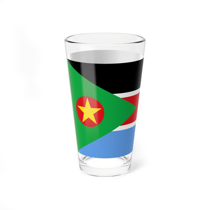 Flag of SPLM-N (Sudan) Pint Glass 16oz