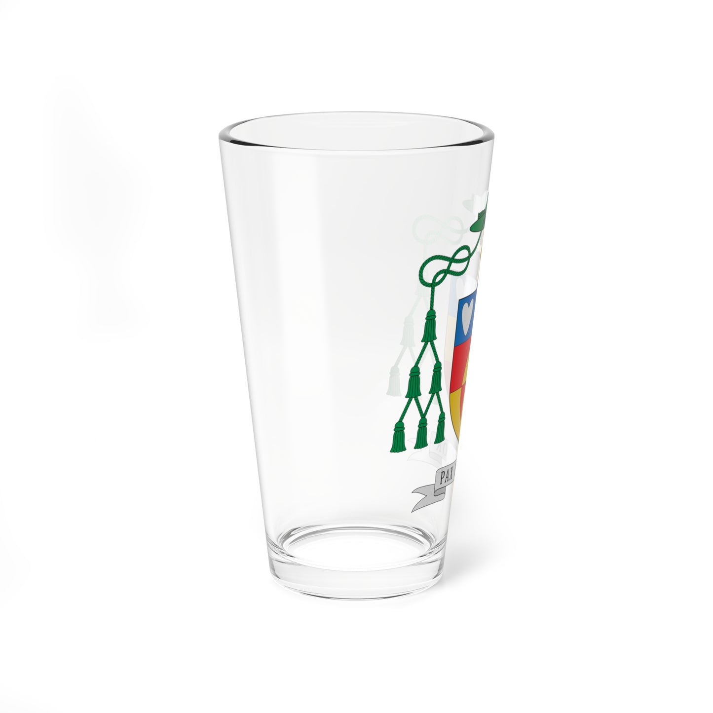 Escudo de Francisco González Valer (Spain) (Coat of Arms) Pint Glass 16oz