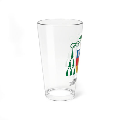 Escudo de Francisco González Valer (Spain) (Coat of Arms) Pint Glass 16oz