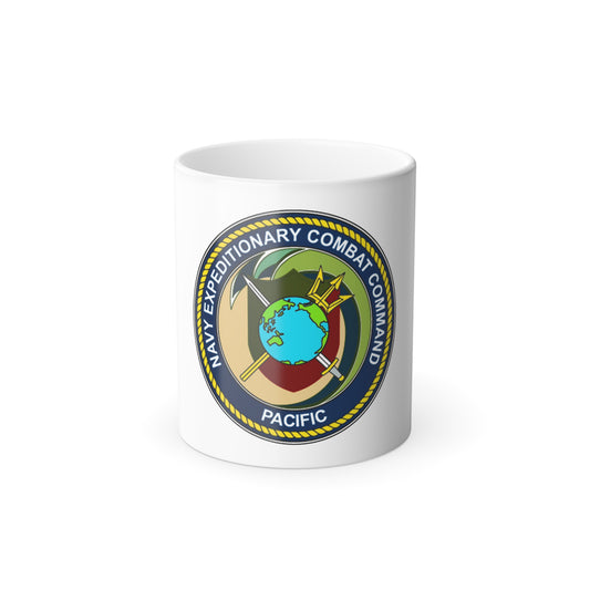 Navy Expeditionary Combat Command Pacific NECC Pacific (U.S. Navy) Color Changing Mug 11oz
