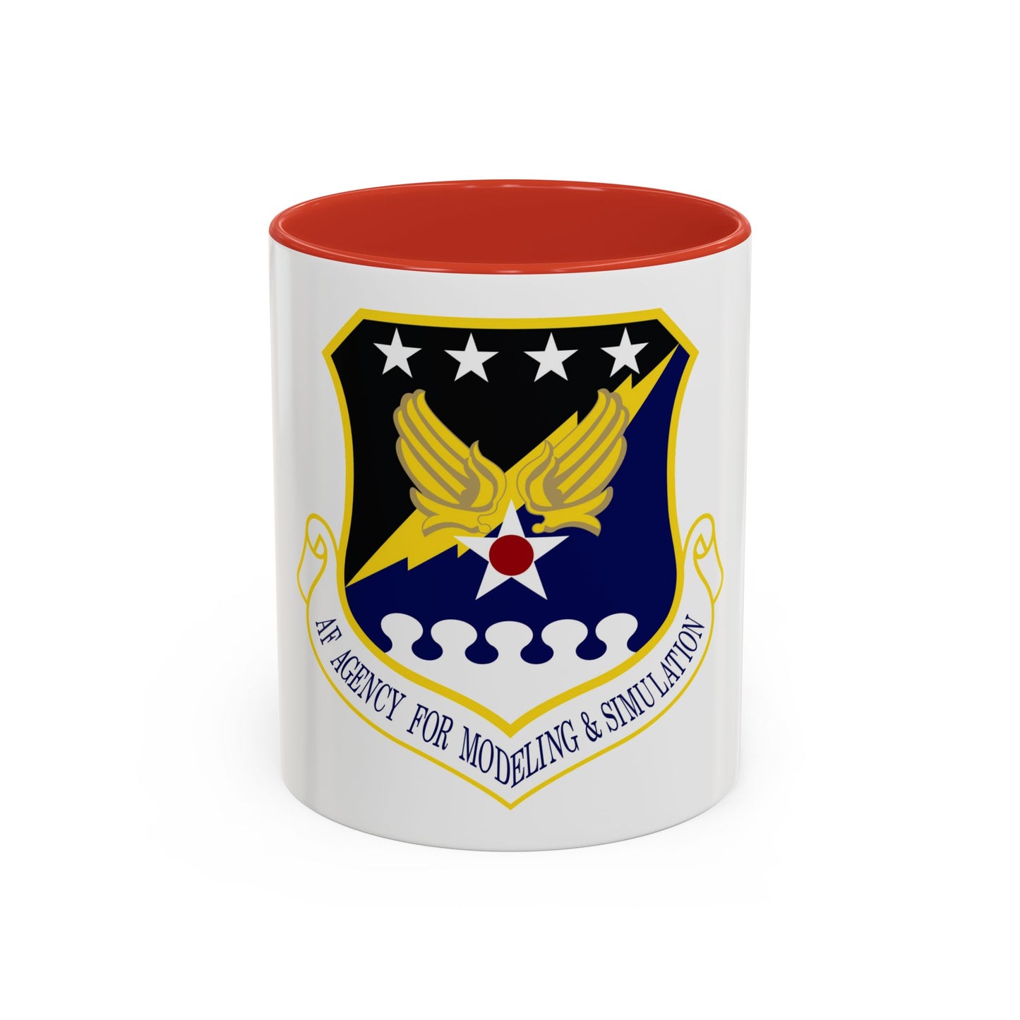 Air Force Agency for Modeling and Simulation (U.S. Air Force) Accent Coffee Mug