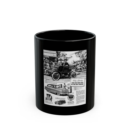 Ethyl Corporation ad, Collier's, December 13, 1952 - Black Coffee Mug