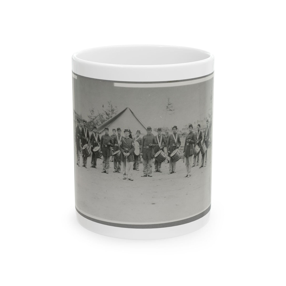 Drum Corps 30th Pa. Infantry (U.S. Civil War) White Coffee Mug
