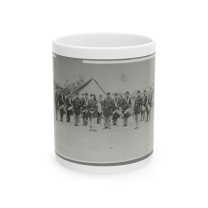 Drum Corps 30th Pa. Infantry (U.S. Civil War) White Coffee Mug