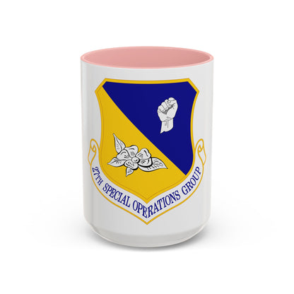 27 Special Operations Group AFSOC (U.S. Air Force) Accent Coffee Mug