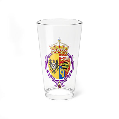 Coat of Arms of Victoria of the United Kingdom German Empress Order of María Luisa (Germany) (Coat of Arms) Pint Glass 16oz