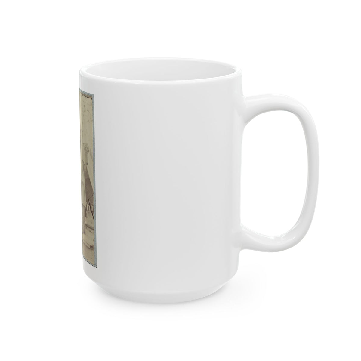 7th New York State Militia, Camp Cameron, D.C., 1861 038 (U.S. Civil War) White Coffee Mug