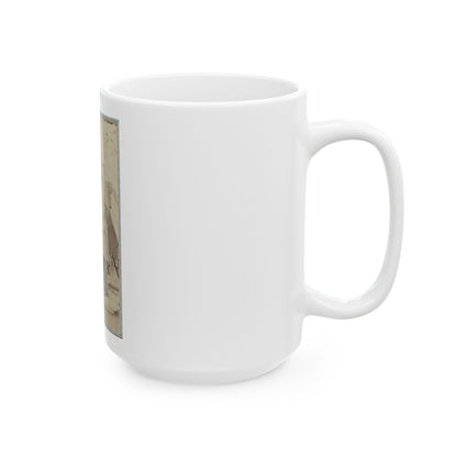 7th New York State Militia, Camp Cameron, D.C., 1861 038 (U.S. Civil War) White Coffee Mug