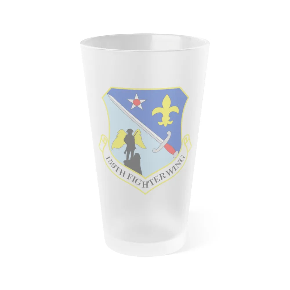 159th Fighter Wing (U.S. Air Force) Frosted Pint Glass 16oz-16oz-Frosted-Go Mug Yourself