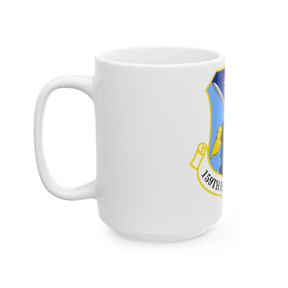 159th Fighter Wing (U.S. Air Force) White Coffee Mug-Go Mug Yourself