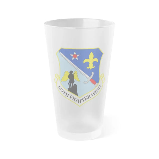 159th Fighter Wing (U.S. Air Force) Frosted Pint Glass 16oz 16oz Frosted - Go Mug Yourself