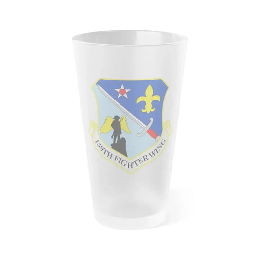 159th Fighter Wing (U.S. Air Force) Frosted Pint Glass 16oz 16oz Frosted - Go Mug Yourself
