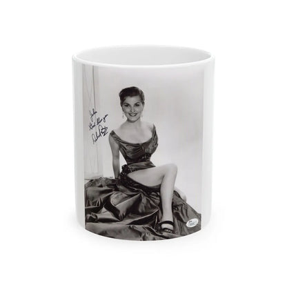 Debra Paget #339 (Vintage Female Icon) White Coffee Mug-11oz-Go Mug Yourself