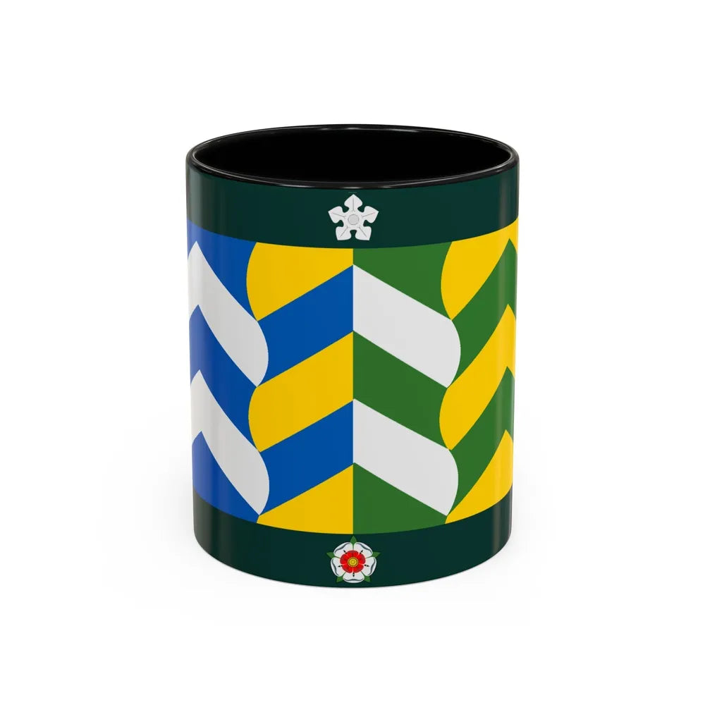 Flag of Cumbria UK - Accent Coffee Mug-11oz-Black-Go Mug Yourself