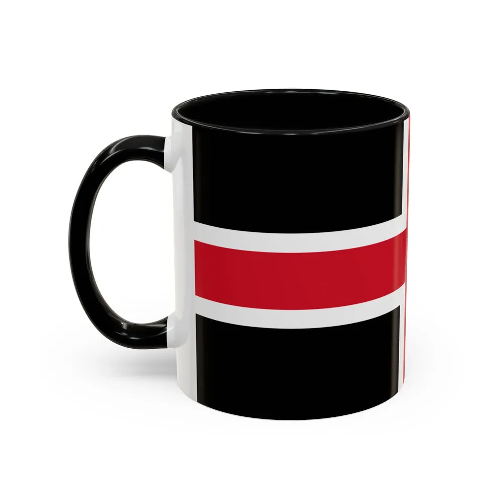 Flag of Durham UK - Accent Coffee Mug-Go Mug Yourself