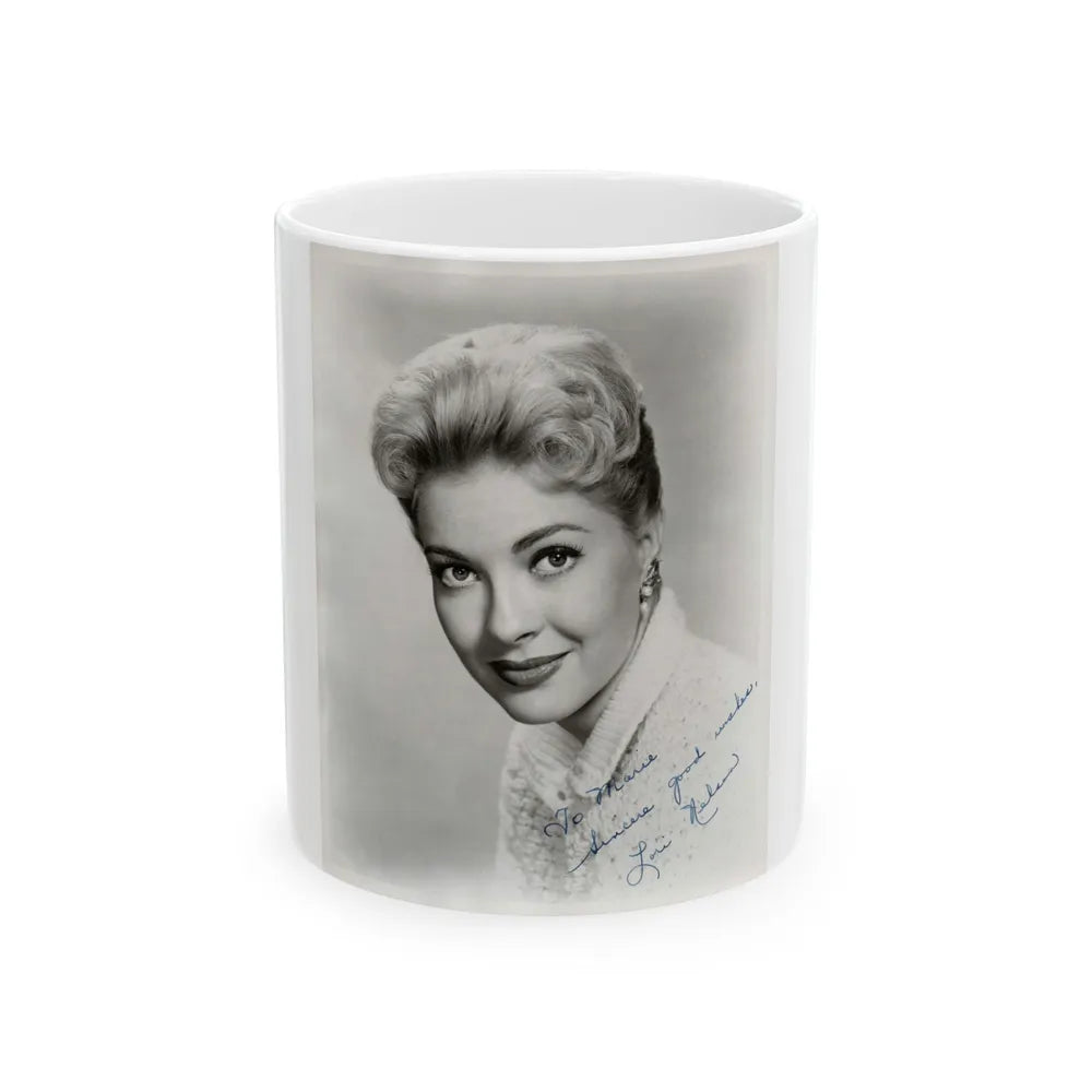 Lori Nelson #160 2 (Vintage Female Icon) White Coffee Mug-11oz-Go Mug Yourself