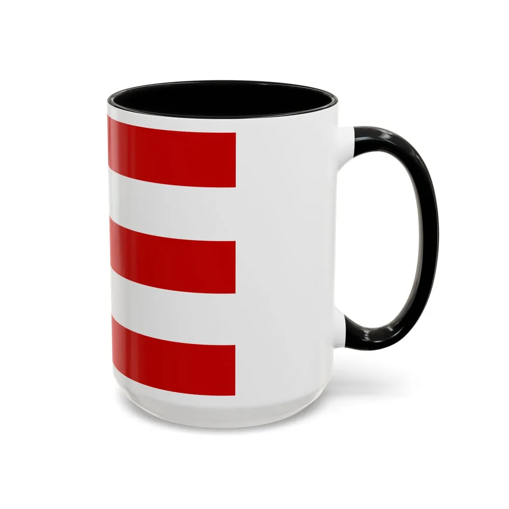 Flag of Cuneo Italy - Accent Coffee Mug-Go Mug Yourself