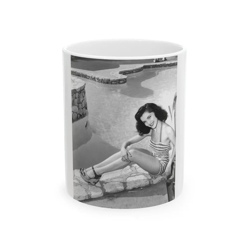 Debra Paget #629 (Vintage Female Icon) White Coffee Mug-11oz-Go Mug Yourself