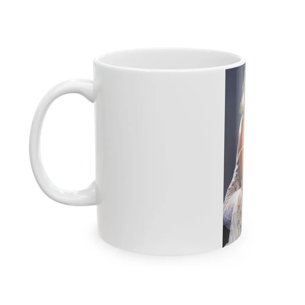 Linda Blair #27 (Vintage Female Icon) White Coffee Mug-Go Mug Yourself