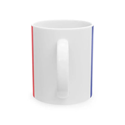 15e regiment de tirailleurs senegalais - drapeau (France) White Coffee Mug - Go Mug Yourself