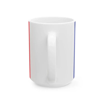 15e regiment de tirailleurs senegalais - drapeau (France) White Coffee Mug - Go Mug Yourself
