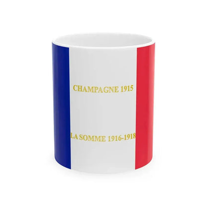 15e regiment du genie de lair-drapeau (France) White Coffee Mug 11oz - Go Mug Yourself