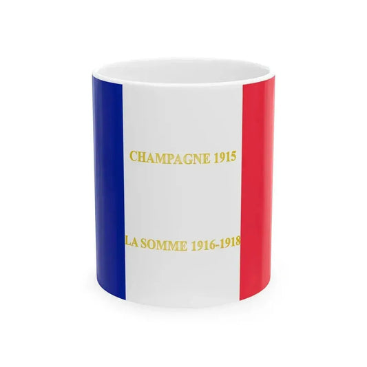 15e regiment du genie de lair-drapeau (France) White Coffee Mug 11oz - Go Mug Yourself