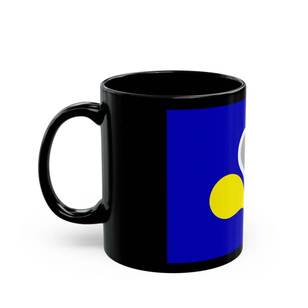 Flag of the Brussels Capital Region 2 Belgium - Black Coffee Mug-Go Mug Yourself