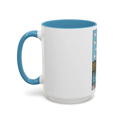 The Star (Tarot Card) Accent Coffee Mug-Go Mug Yourself