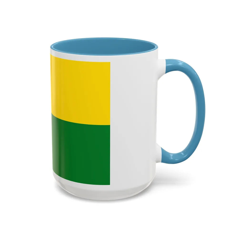 Flag of Abejorral Colombia - Accent Coffee Mug-Go Mug Yourself