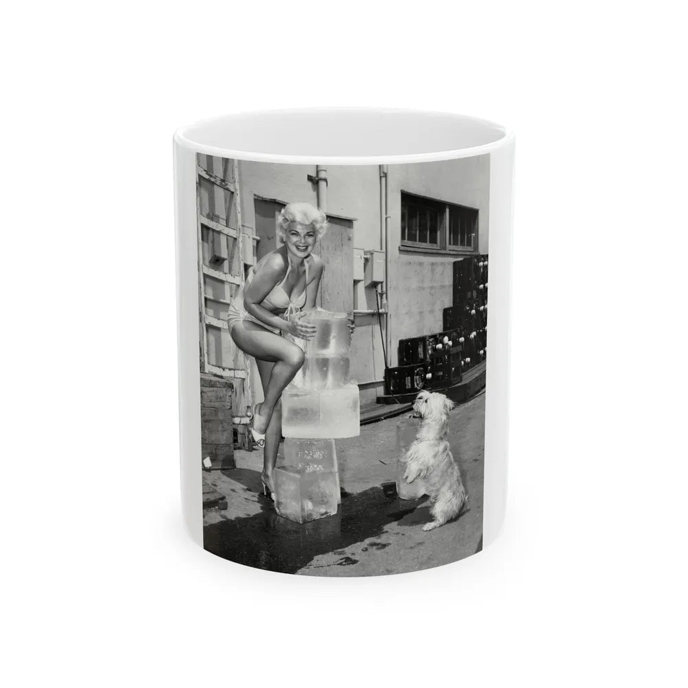 Barbara Nichols #441 (Vintage Female Icon) White Coffee Mug-11oz-Go Mug Yourself