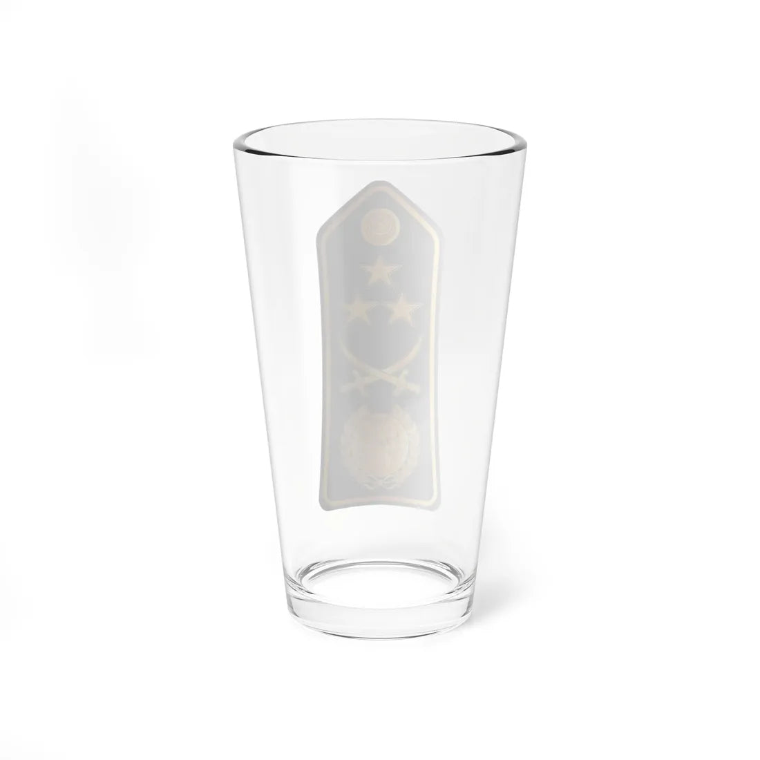 15.PNA LG (Algeria) (Military Rank) Pint Glass 16oz - Go Mug Yourself