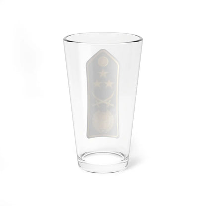 15.PNA LG (Algeria) (Military Rank) Pint Glass 16oz - Go Mug Yourself