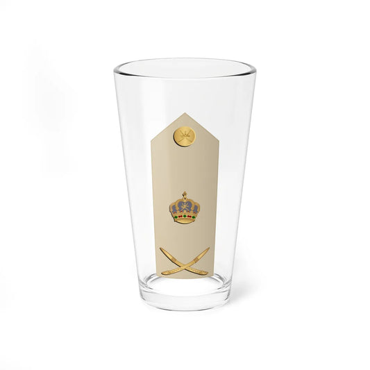 15.RAFO MG (Oman) (Military Rank) Pint Glass 16oz 16oz - Go Mug Yourself
