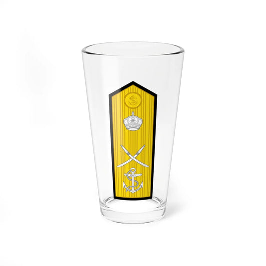 15.RNO RADM Sleeve (Oman) (Military Rank) Pint Glass 16oz 16oz - Go Mug Yourself