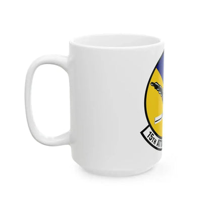 15th Attack Squadron Emblem (U.S. Air Force) White Coffee Mug - Go Mug Yourself