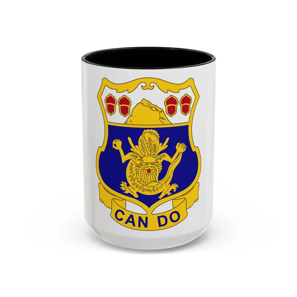 15th Infantry Regiment (U.S. Army) Accent Coffee Mug-15oz-Black-Go Mug Yourself