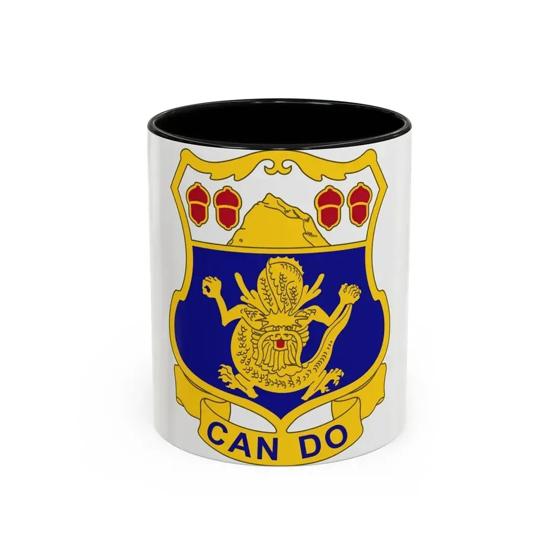 15th Infantry Regiment (U.S. Army) Accent Coffee Mug 11oz Black - Go Mug Yourself