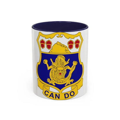 15th Infantry Regiment (U.S. Army) Accent Coffee Mug 11oz Navy - Go Mug Yourself