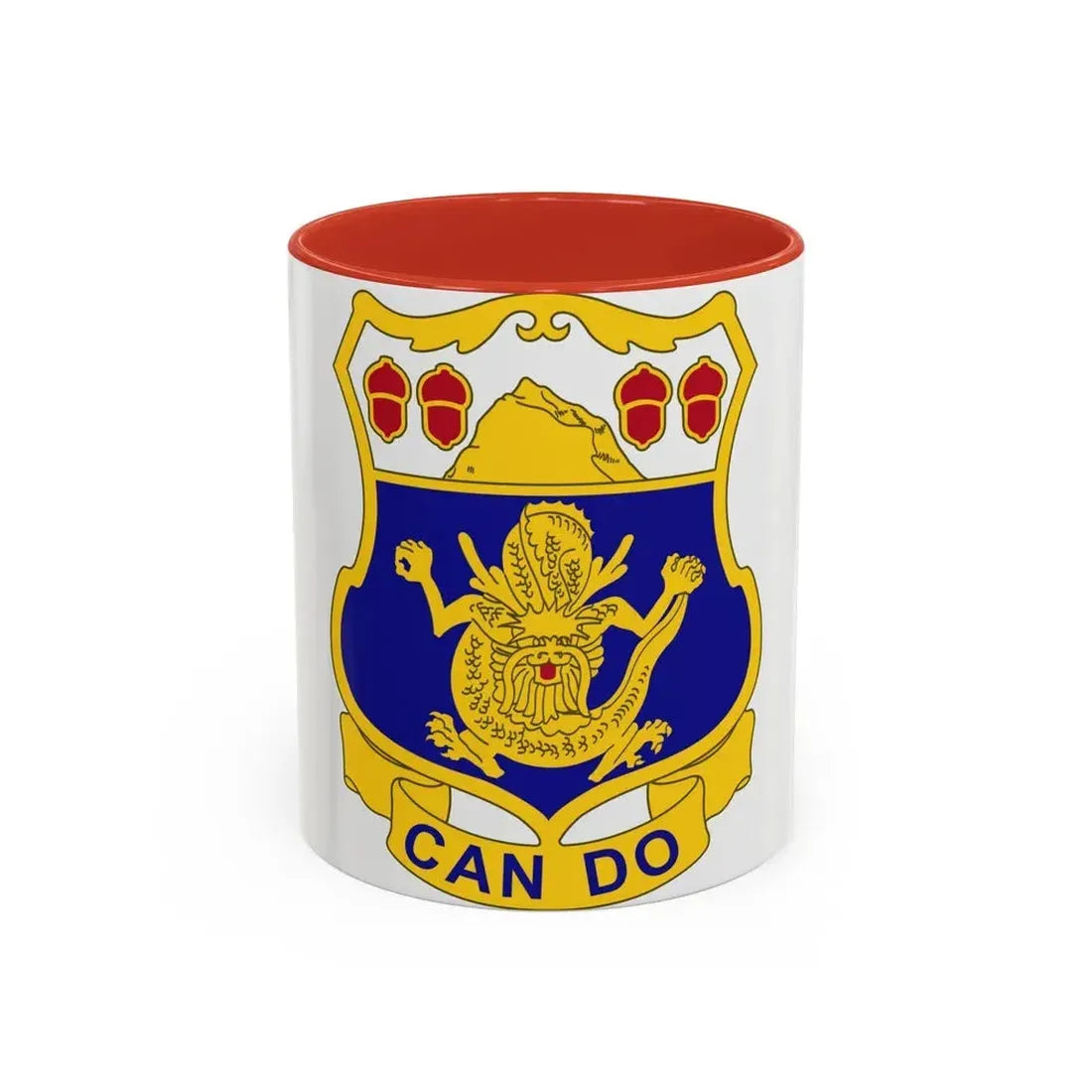 15th Infantry Regiment (U.S. Army) Accent Coffee Mug 11oz Red - Go Mug Yourself