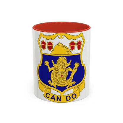 15th Infantry Regiment (U.S. Army) Accent Coffee Mug 11oz Red - Go Mug Yourself