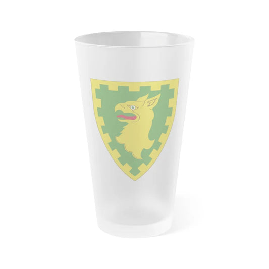 15th Military Police Brigade (U.S. Army) Frosted Pint Glass 16oz-Go Mug Yourself