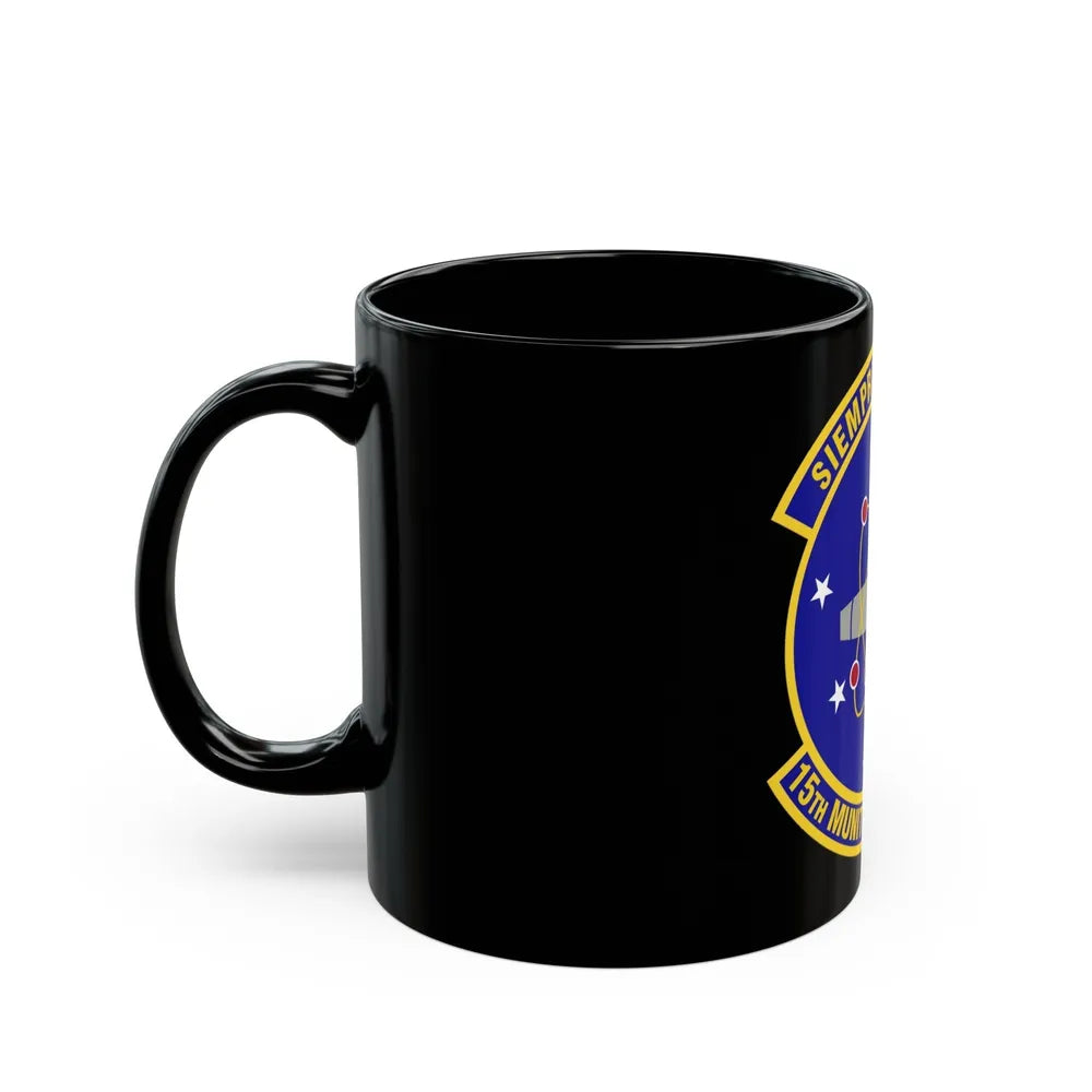 15th Munitions Squadron (U.S. Air Force) Black Coffee Mug-Go Mug Yourself