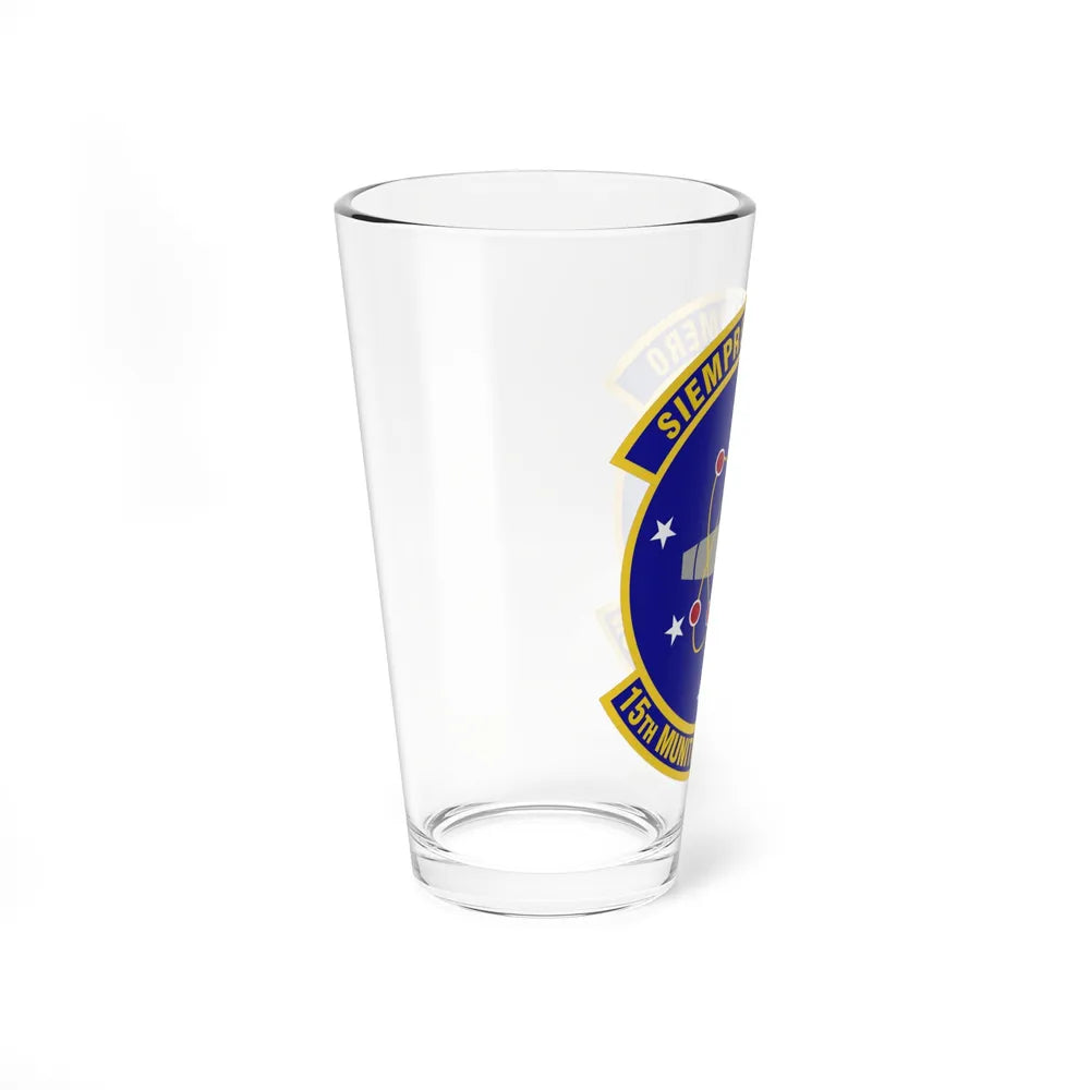 15th Munitions Squadron (U.S. Air Force) Pint Glass 16oz-Go Mug Yourself