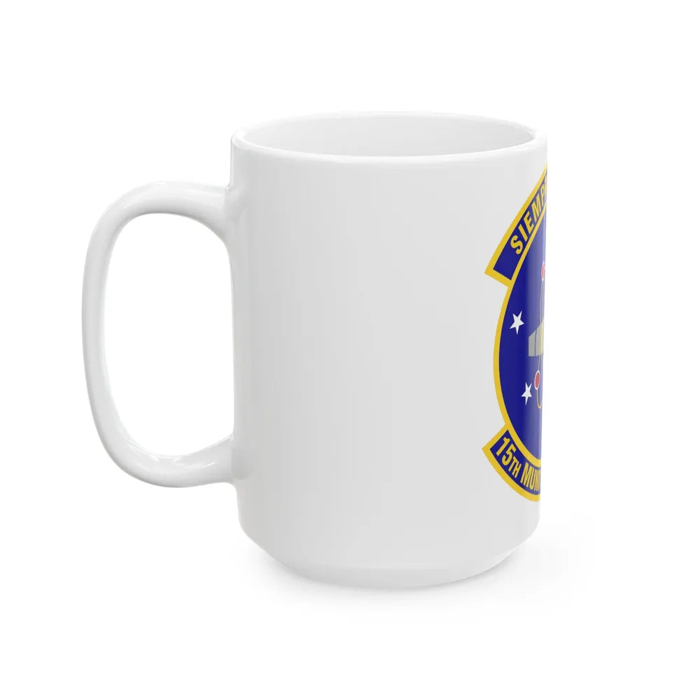 15th Munitions Squadron (U.S. Air Force) White Coffee Mug-Go Mug Yourself