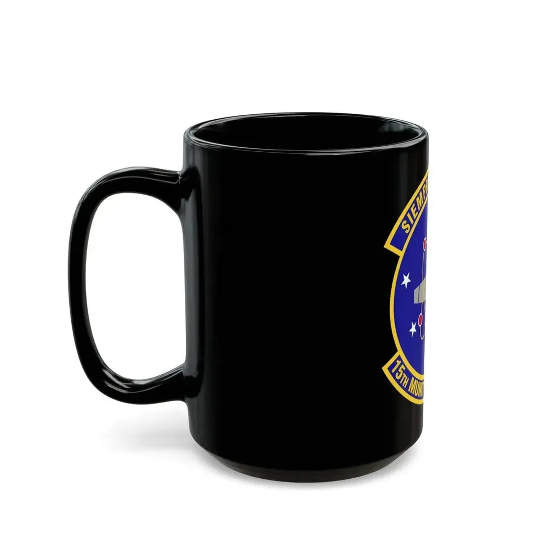 15th Munitions Squadron (U.S. Air Force) Black Coffee Mug - Go Mug Yourself