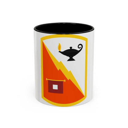 15th Signal Brigade (U.S. Army) Accent Coffee Mug-11oz-Black-Go Mug Yourself